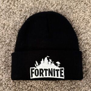 Kids Black Beanie Hat